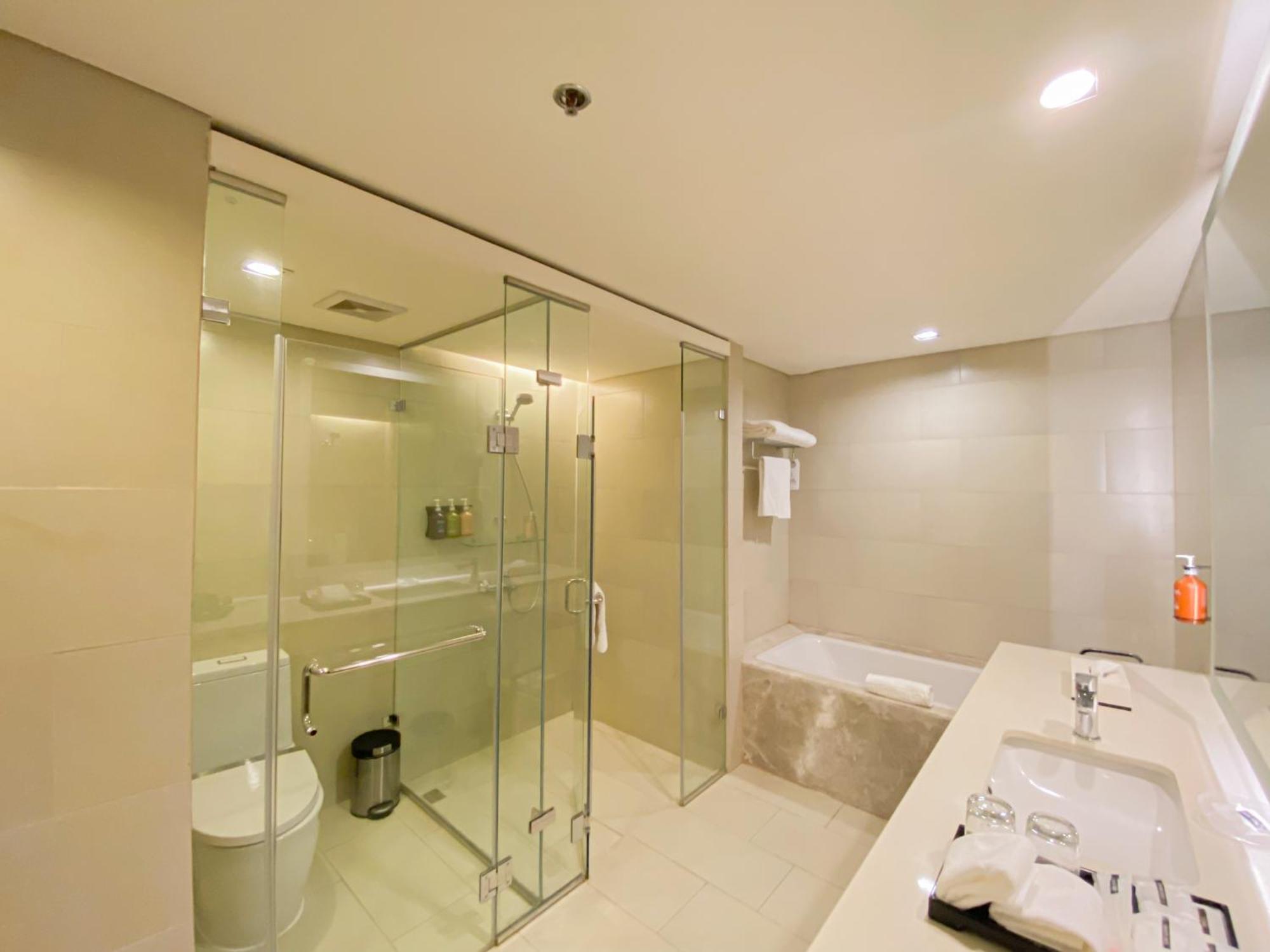 Seda Vertis North Quezon City Extérieur photo A bathroom in a hotel